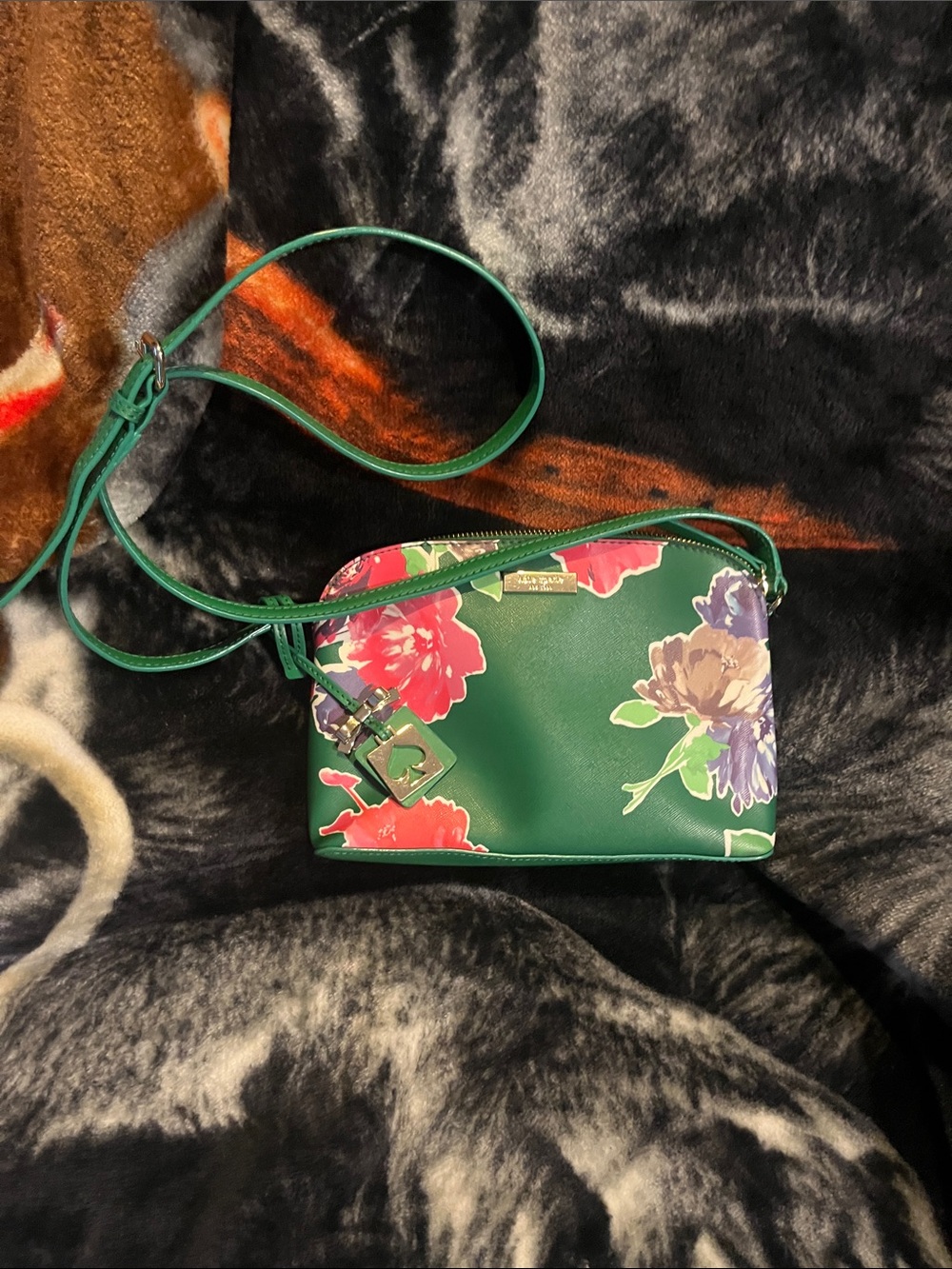 kate spade Bridgewater Drive Hanna Floral Leather Crossbody